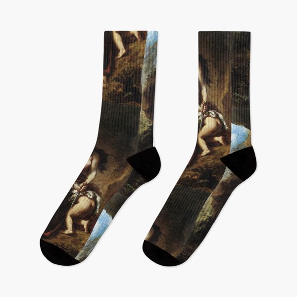 Item preview, Medea about to Kill her Children by Eugène Delacroix Famous Painting designed and sold by covenapparel.