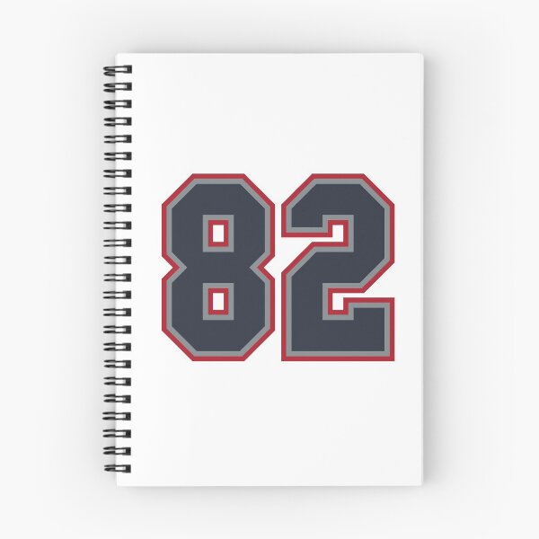 Item preview, 82 Navy Grey Red Sports Number Eighty-Two designed and sold by HelloFromAja.