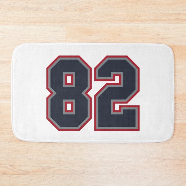 Item preview, 82 Navy Grey Red Sports Number Eighty-Two designed and sold by HelloFromAja.