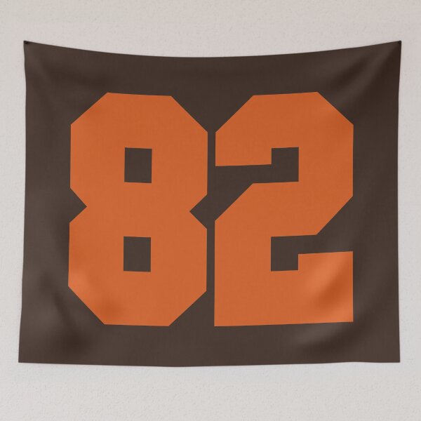 Item preview, 82 Number Cleveland Sports Eighty-Two Brown Jersey designed and sold by HelloFromAja.