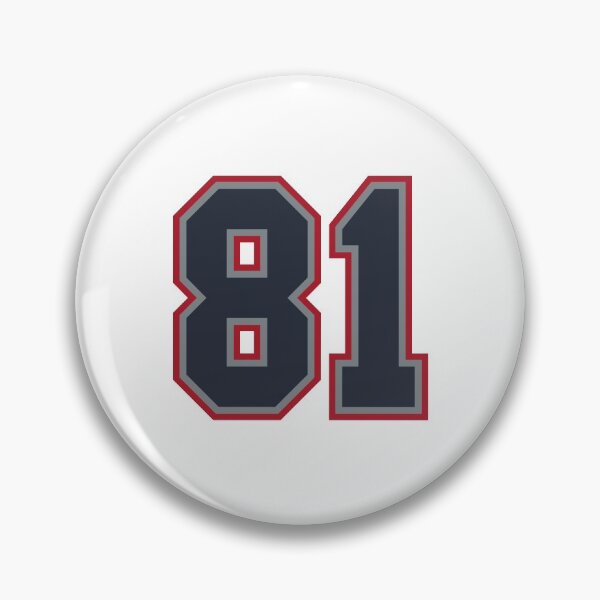 Item preview, 81 Navy Grey Red Sports Number Eighty-One designed and sold by HelloFromAja.