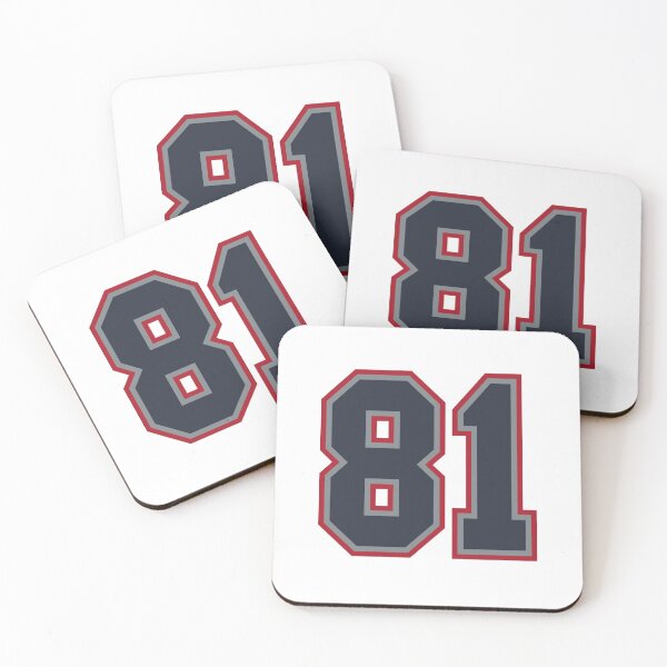 Item preview, 81 Navy Grey Red Sports Number Eighty-One designed and sold by HelloFromAja.