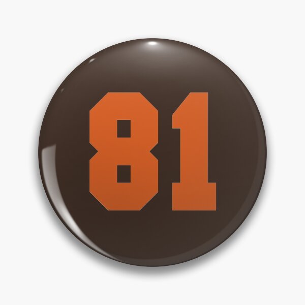 Artikelvorschau, 81 Nummer Cleveland Sports Einundachtzig Brown Jersey entworfen und verkauft von HelloFromAja.