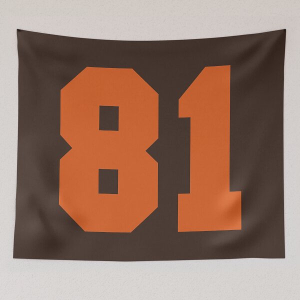 Item preview, 81 Number Cleveland Sports Eighty-One Brown Jersey designed and sold by HelloFromAja.