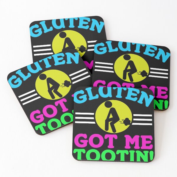 Artikelvorschau, Gluten Tootin Lustiges glutenfreies Witzdesign | Gluten Jokes Produkt entworfen und verkauft von Lisbob.