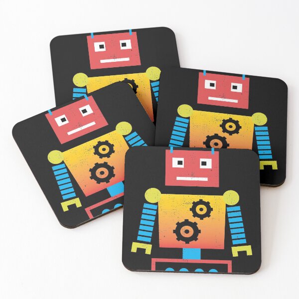 Artikelvorschau, Nette Vintage & Retro Roboterkunst | Wissenschaft & Mathe Design Geschenkgrafik entworfen und verkauft von Lisbob.