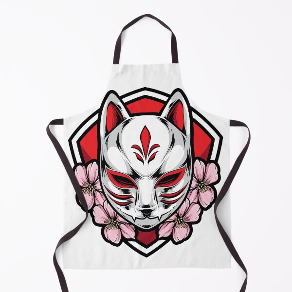 Item preview, Kitsune Mask With Sakura designed and sold by JTS STORE.