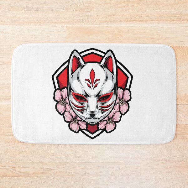 Item preview, Kitsune Mask With Sakura designed and sold by JTS STORE.