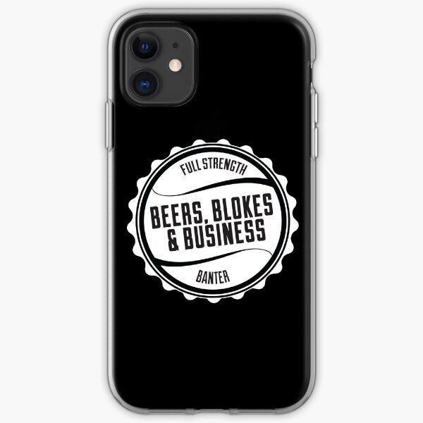 Beers, Blokes & Business Case iPhone Soft Case