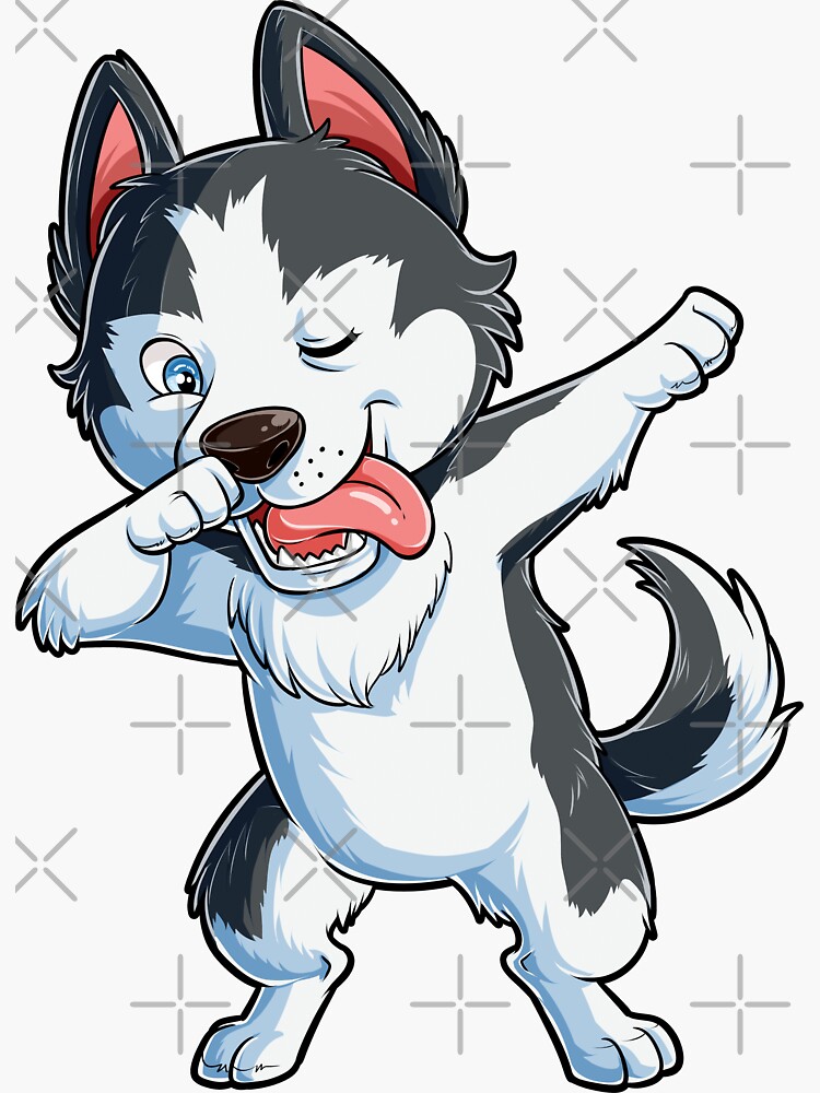 Dabbing Siberian Husky T Shirt Boys Dab Dance Puppy Lover Dabbing Siberian Husky T Shirt Boys Dab Dance Puppy Lover