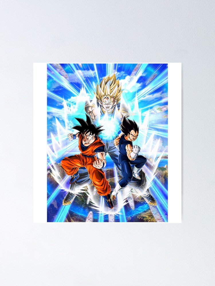 Goku & Vegeta - Kamehameha and Final Flash, Dragon Ball Super Wallpaper  Poster Canvas