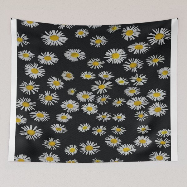 Item preview, pattern colourful paint black flower  designed and sold by roddel1.