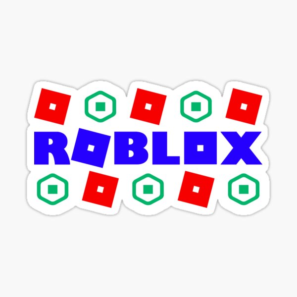 Pegatinas Robux Redbubble - como disfrutar del robux