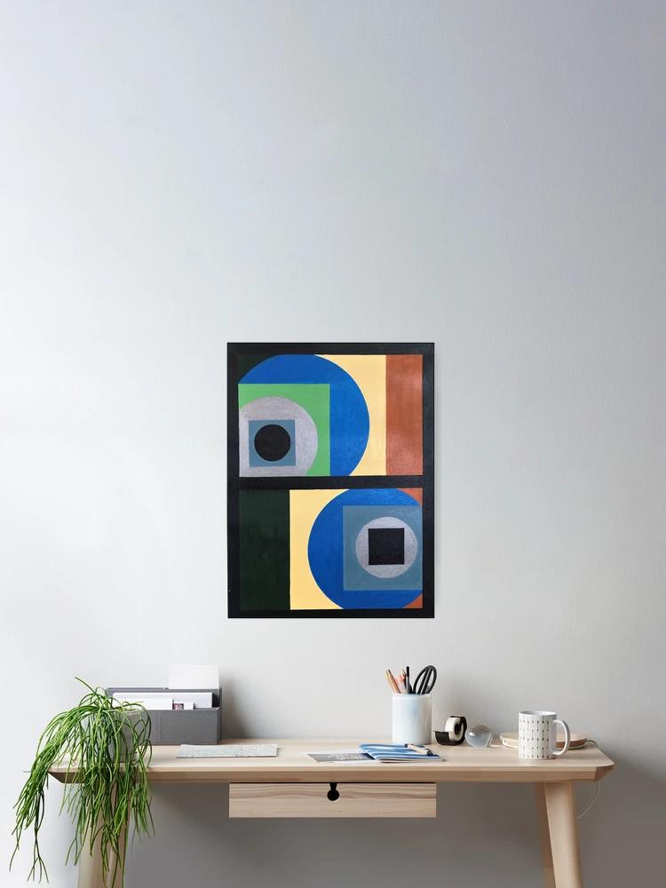 Thumbnail 2 of 3, Poster, GeoColorBlock designed and sold by Chelsea Elyse.