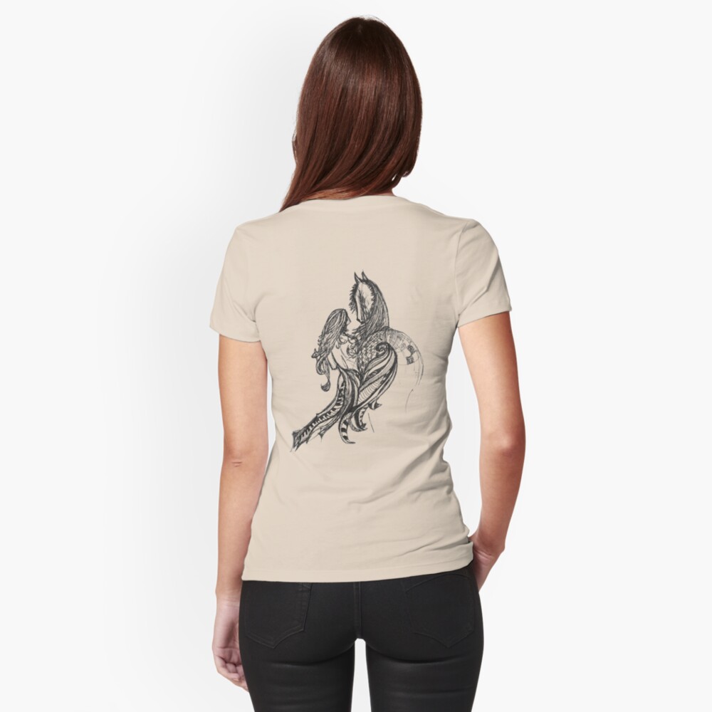 LittleTScribble#14 Fitted T-Shirt