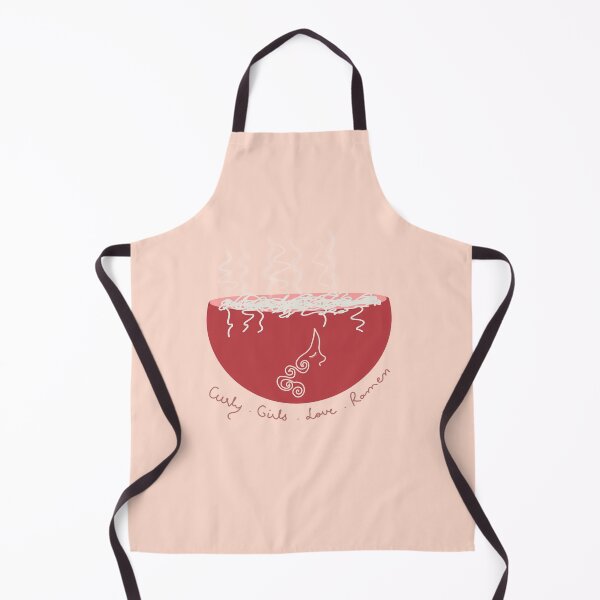 Item preview, Curly girls love Ramen noodles graphic designed and sold by spooks draws.