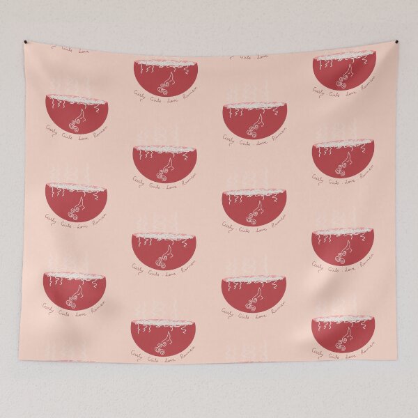 Item preview, Gráfico de las chicas rizadas que aman los fideos ramen designed and sold by spooks draws.