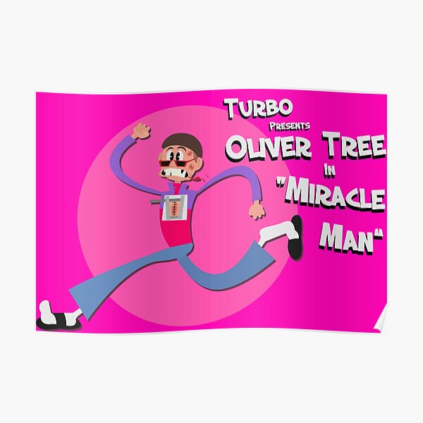 Oliver Tree Posters Redbubble - oliver tree miracle man roblox id