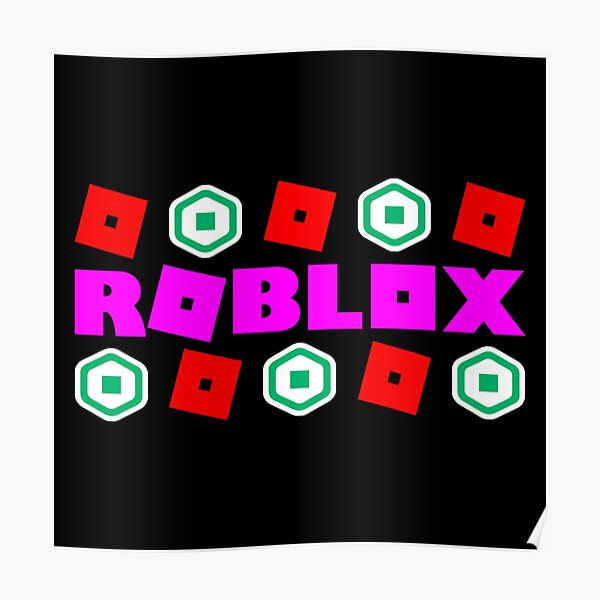 Robux Posters Redbubble - roblox free robux in christmas hat get robux m