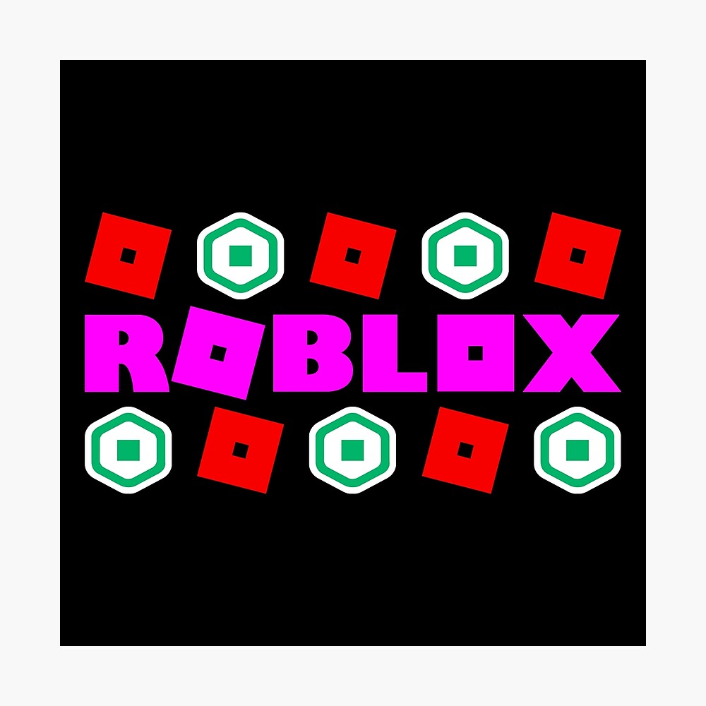 Roblox Got Robux Pink Poster By T Shirt Designs Redbubble - pink apron roblox