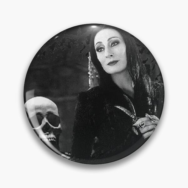 Item preview, morticia addams, goth, addams family fan mask designed and sold by charmingthreads.
