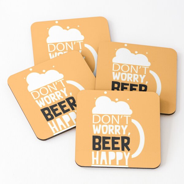 Item preview, Don't Worry, Beer happy! Funny Art Design designed and sold by stillballin.