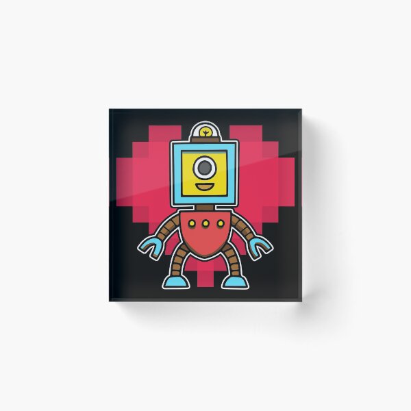 Artikelvorschau, Nette Vintage & Retro Roboterkunst | Wissenschaft & Mathematik Design Geschenkdruck entworfen und verkauft von Lisbob.
