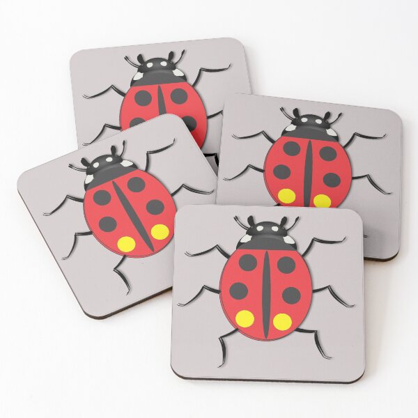 Item preview, Sole Ladybug Ladybird Black Yellow Spots designed and sold by Hanlar.