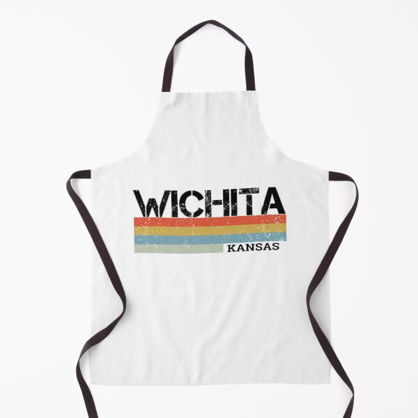 Item preview, Wichita  City Vintage Retro 80's Stripes designed and sold by sportsfans.