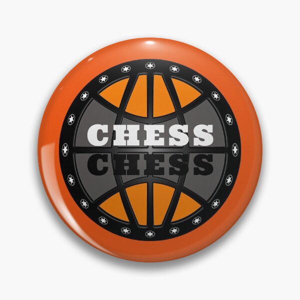 Item preview, Chess Logo in Black, White and Orange designed and sold by TopPopClothing.