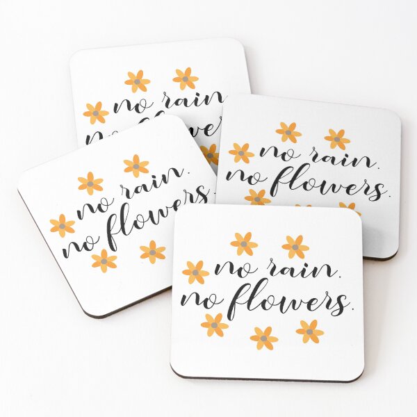 Item preview, No rain no flowers designed and sold by shirtart shop.