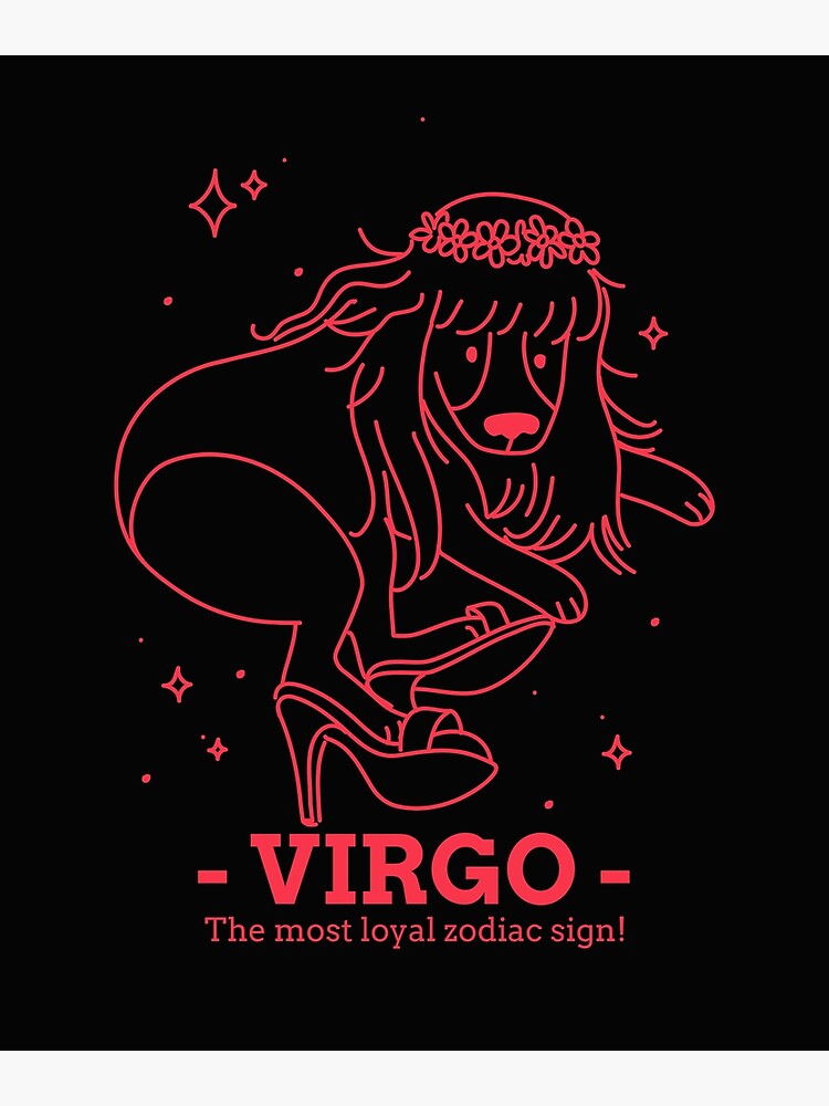 Virgo Horoscope Zodiac Earth September Sign Poster