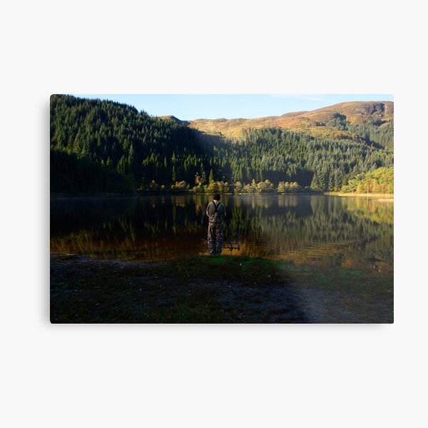 The Pike Fisherman Metal Print