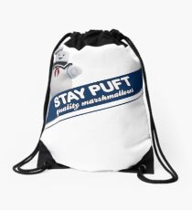 Stay Puft Marshmallow Drawstring Bag