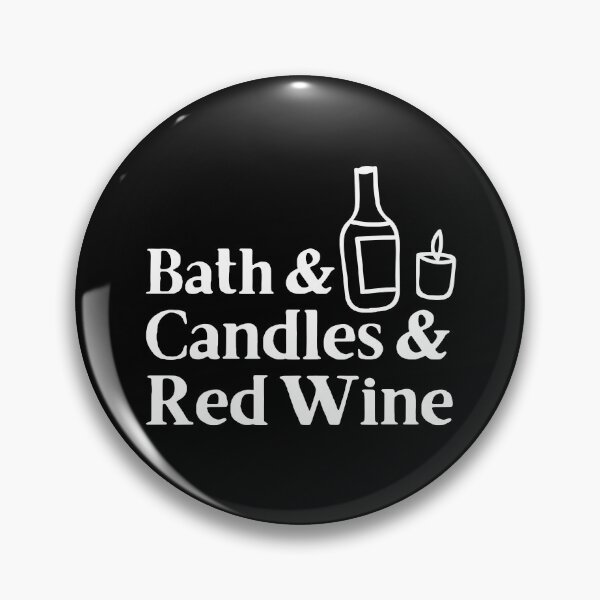 Item preview, Bath & Candles & Red Wine designed and sold by jazzydevil.