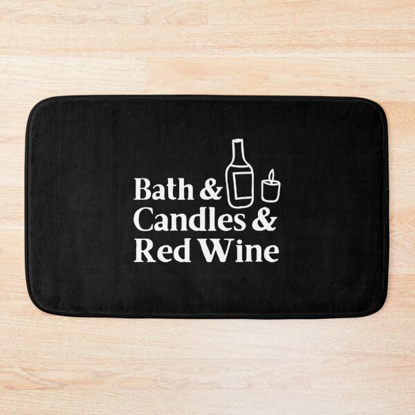 Item preview, Bath & Candles & Red Wine designed and sold by jazzydevil.