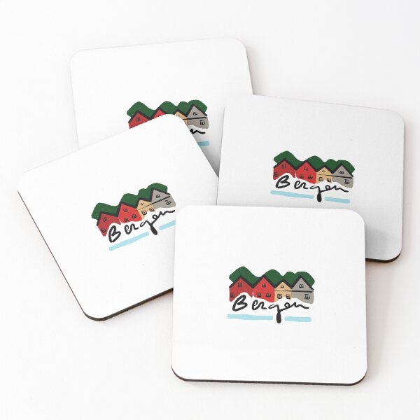 Item preview, Bergen houses | Norway fjords designed and sold by Covo Studio.