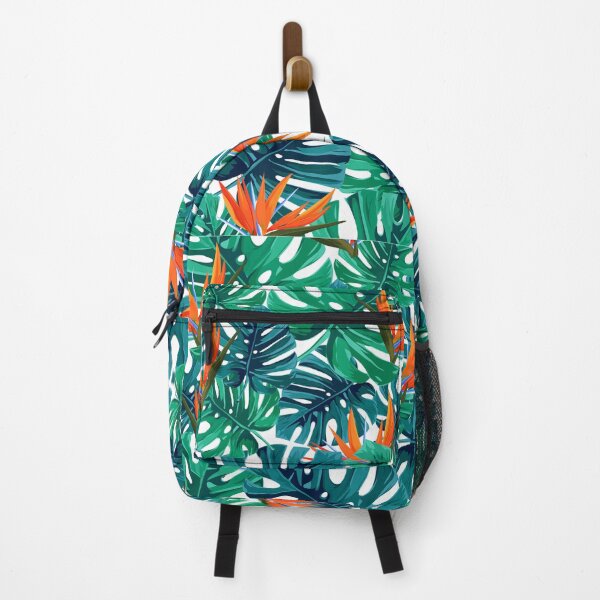 Item preview, Orange green tropical pattern designed and sold by AGDesignstore.