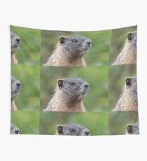 Marmot Portrait Wall Tapestry