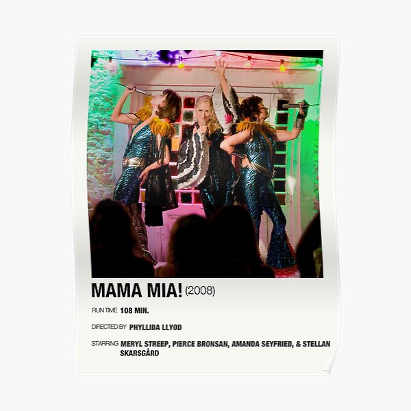 Mama Mia (2008) Alternative Film Poster Poster Poster