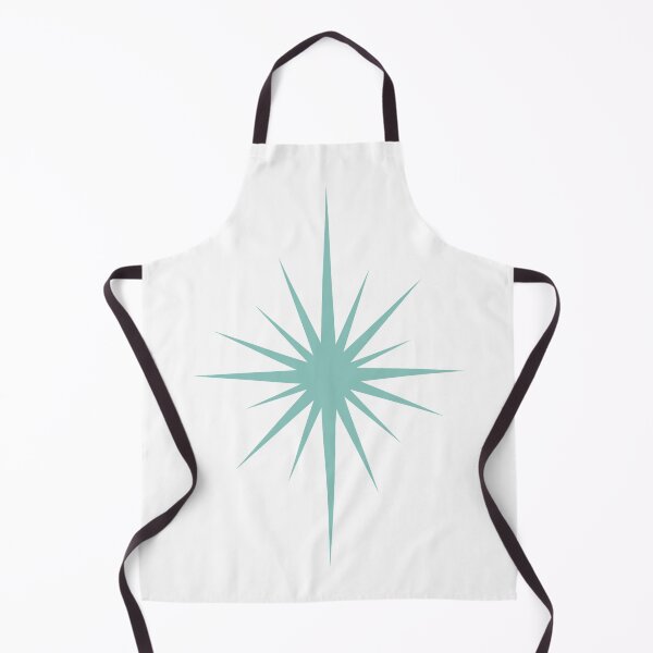 Item preview, Aqua Blue Starburst Retro Atomic Era designed and sold by Orchard Berry.