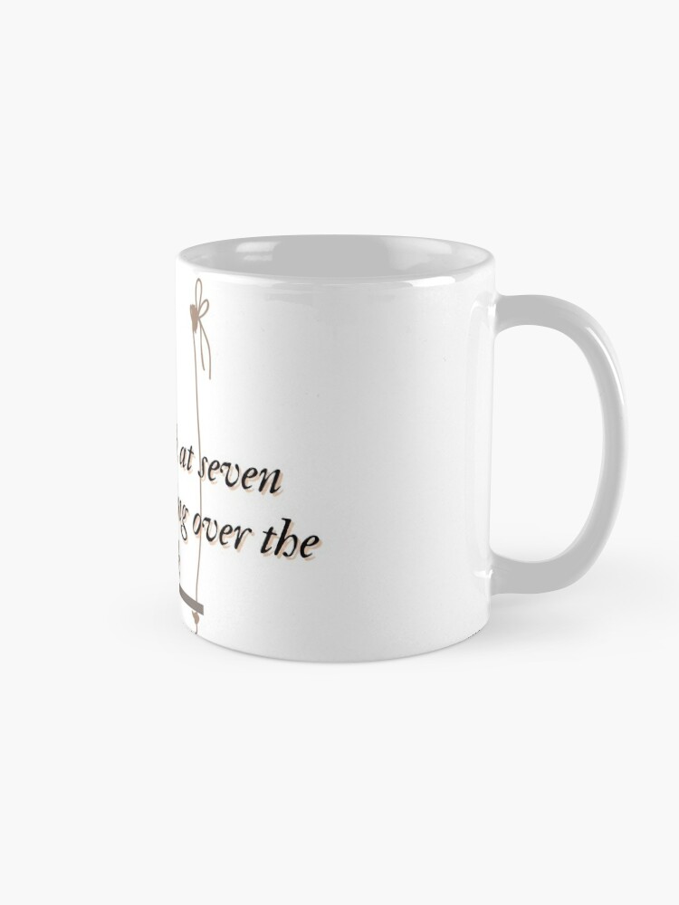 folklore Taylor Swift lyrics seven sweet tea Coffee Mug for Sale