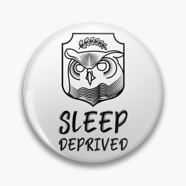 Item preview, Night Owl Sleep Deprived Crest designed and sold by javes93.