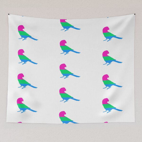 Item preview, Poly Flag Parrot designed and sold by AdoraBirdArt.