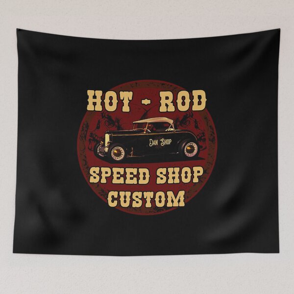 Item preview, Hot Rod Custom Retro Vintage T-Shirt designed and sold by mongem257.