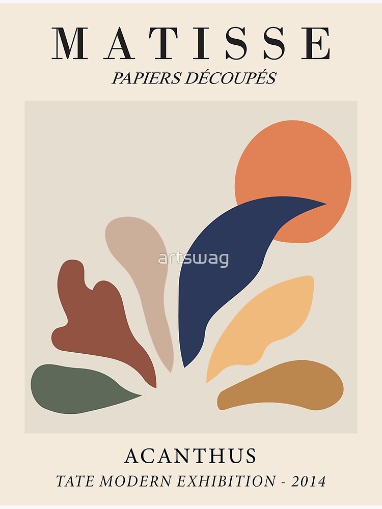 Henri Matisse - Acanthus - Papiers Découpés by artswag
