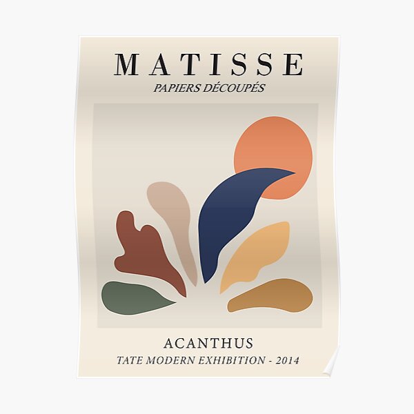 Henri Matisse - Acanthus - Papiers Découpés Poster