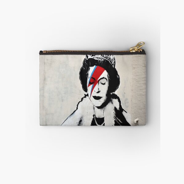 Item preview, bansky street art queen elizabeth lightning bowie designed and sold by charmingthreads.
