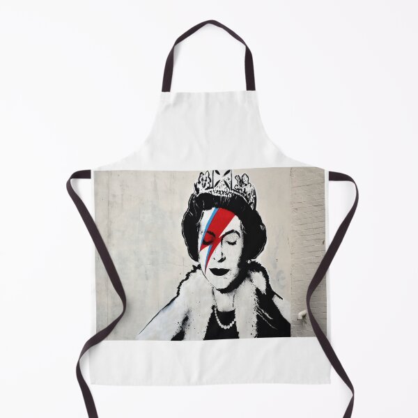 Artikelvorschau, Bansky Street Art Queen Elizabeth Lightning Bowie entworfen und verkauft von charmingthreads.