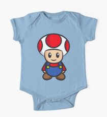 Mario Toad Kurzärmeliger Einteiler